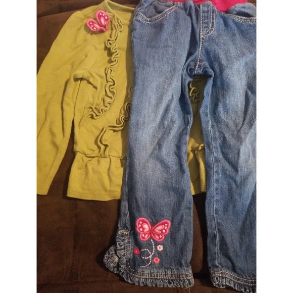 Gymboree Green and Pink Kids Matching Set - Picture 4 of 4